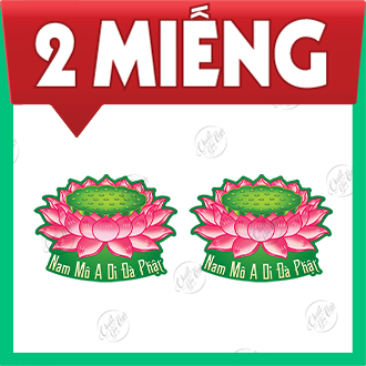 Miếng dán quan âm bồ tác decal trang trí đầu xe máy hình phong thủy cầu may mắn