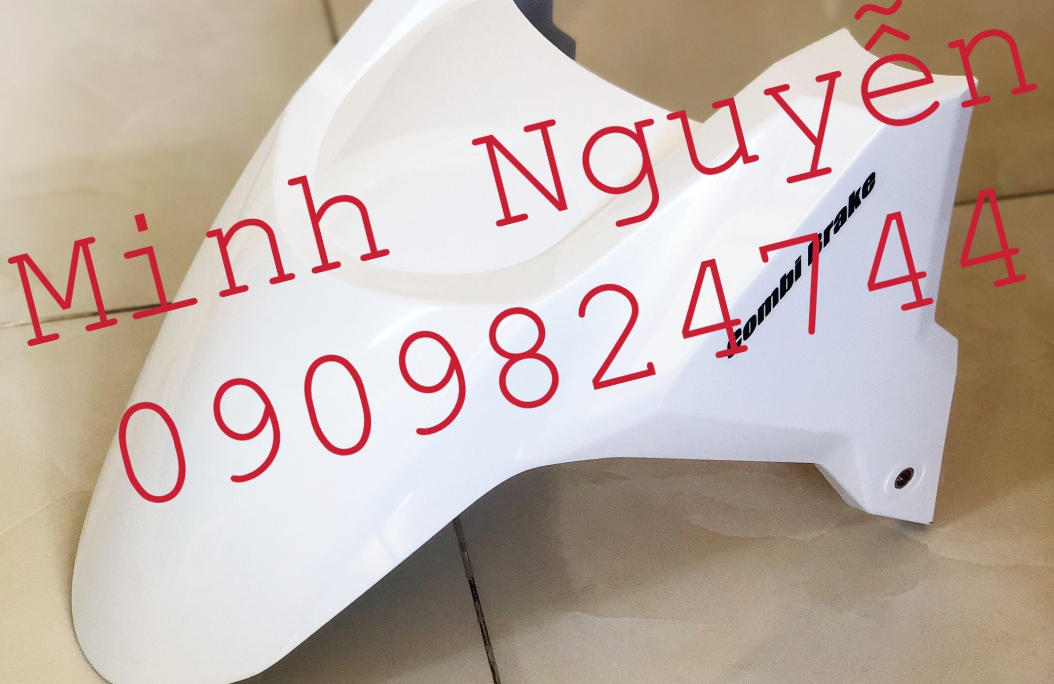 Tem chữ Combi brake dán dè trước vario click