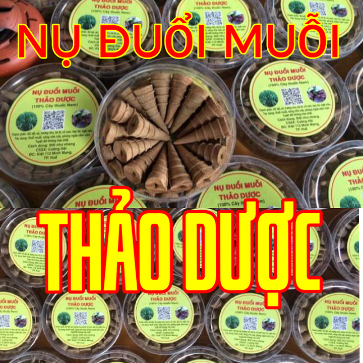 HỘP NỤ ĐUỔI MUỖI THẢO DƯỢC 100% LÀNH TÍNH