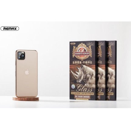 [Lấy mã miễn phí vận chuyển] Kính cường lực Iphone 7 Plus đến 12 promax Full Màn hộp sắt TÊ GIÁC CHÍNH HÃNG REMAX - GL56