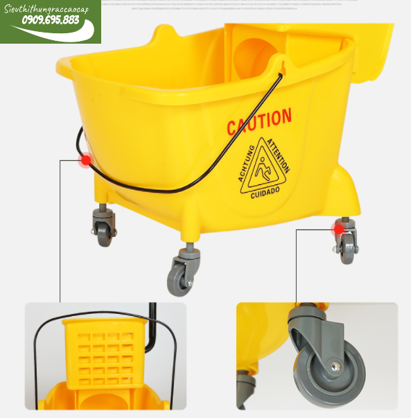 XE VẮT MÓP 20L LAU DỌN VỆ SINH