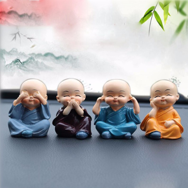 Bộ tượng chú tiểu 4 điều không