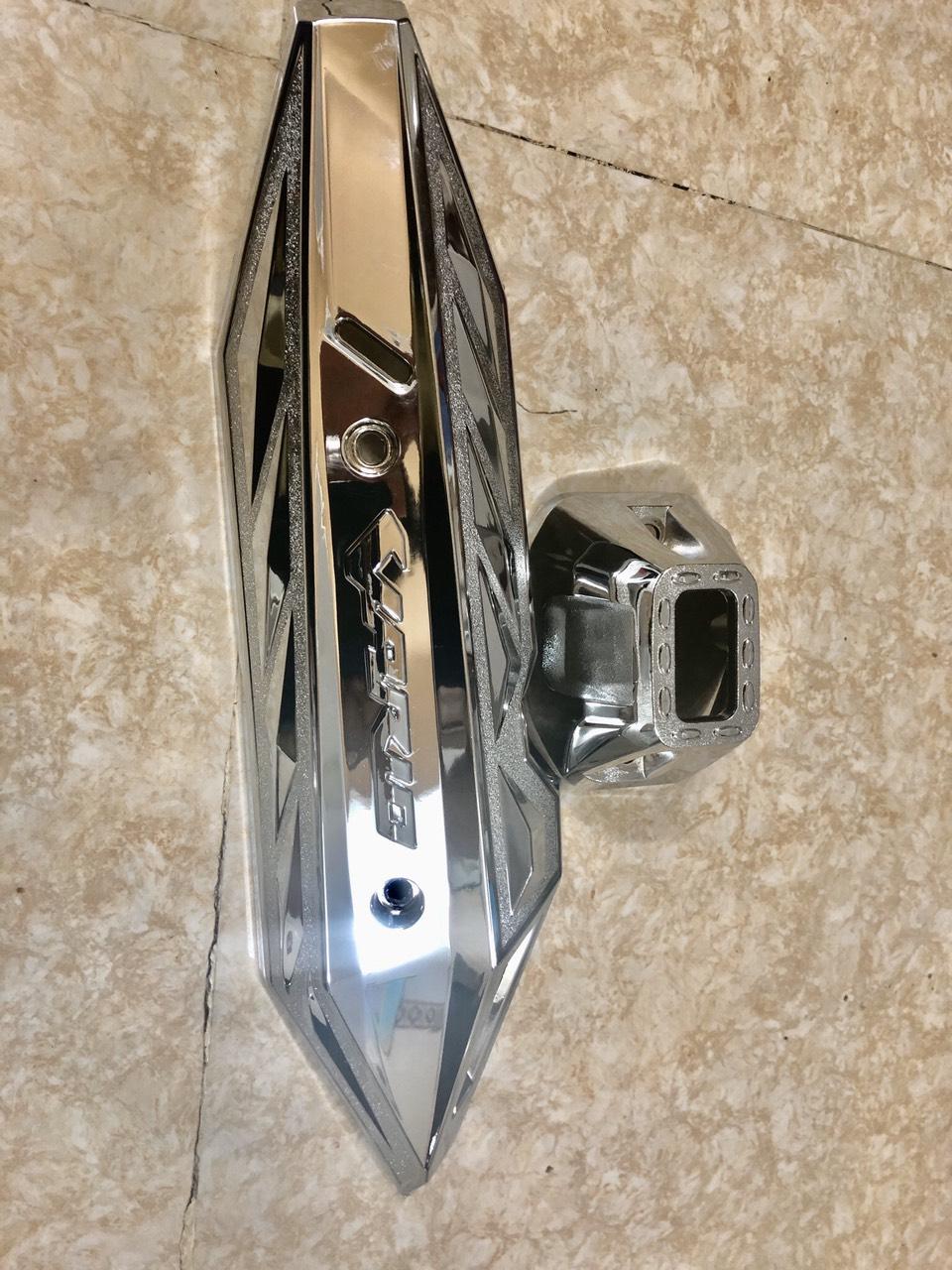 BỘ CHE PÔ VÀ PÍT PÔ VARIO 2018- 2023 150cc nhựa mạ Crom xi & Sơn Carbon cao cấp