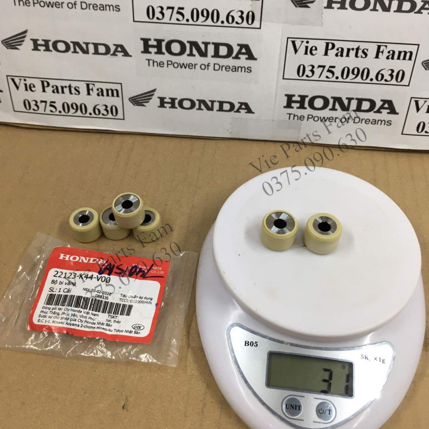 Bi nồi Vision 2015-2020 Honda (15,5gr)