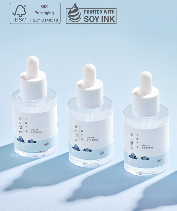 [Nhacuabeautyholic] Tinh chất cấp ẩm làm dịu da ROUNDLAB 1025 DOKDO AMPOULE
