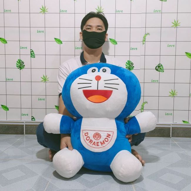 DOREMON GẤU BÔNG DORAEMON HỒNG NHỒI BÔNG SIZE LỚN THÚ BÔNG DOREMON
