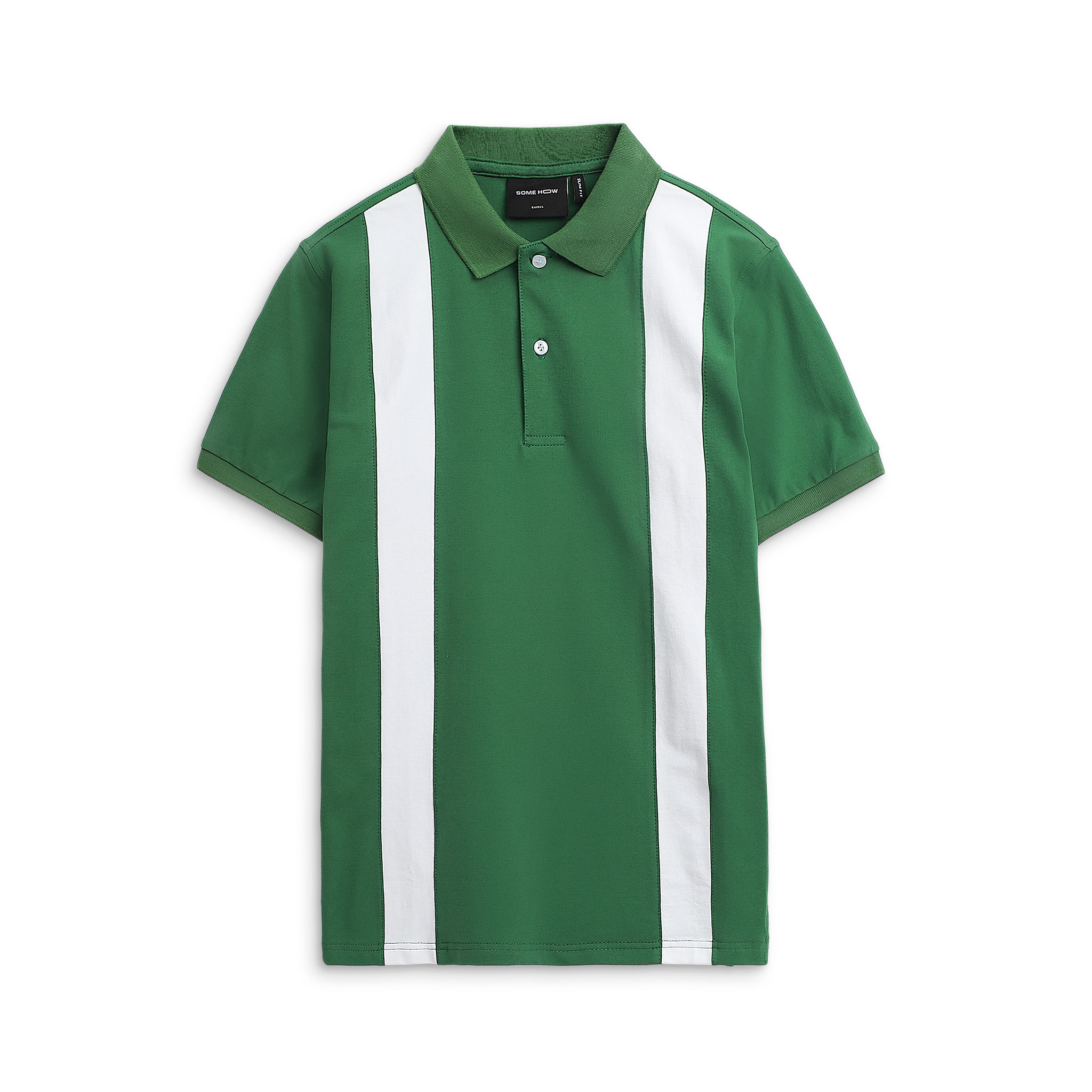 Áo Polo Vertical Color Block