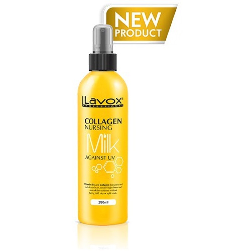 [tóc nhuộm] Xịt Lavox dưỡng tóc mềm mượt giữ màu nhuộm Balancing Water Nutri Care - Lavox Collagen Nursing 250ml (Vàng)