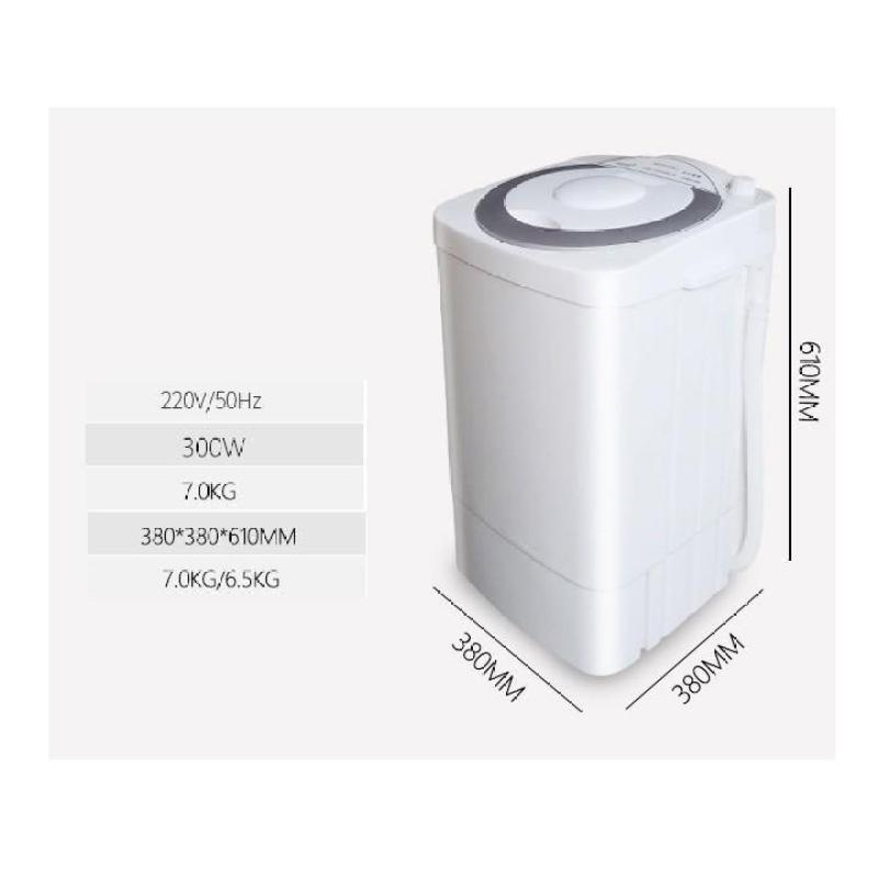 Bảng giá Máy giặt mini đa năng 1 lồng 6.5Kg chuyên dụng gia đình nhỏ, sinh viên Điện máy Pico