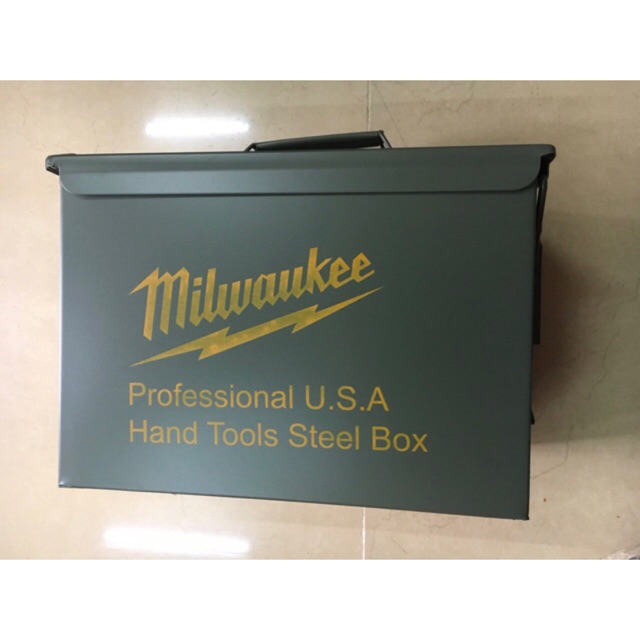 Thùng đựng đồ nghề sắt nhỏ milwaukee usa