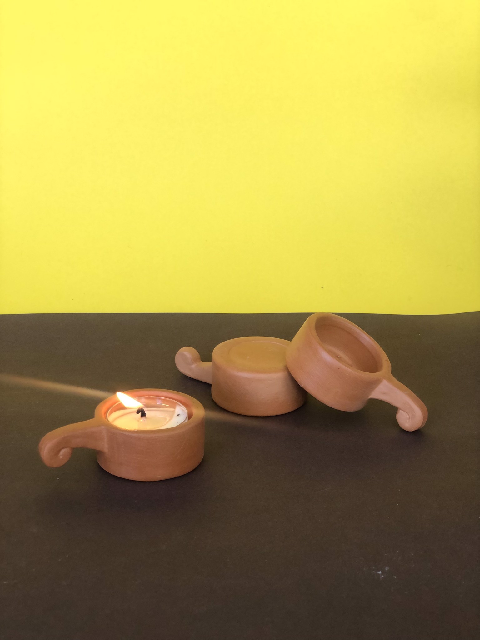 Ly Đựng Nến Tealight Đất Nung