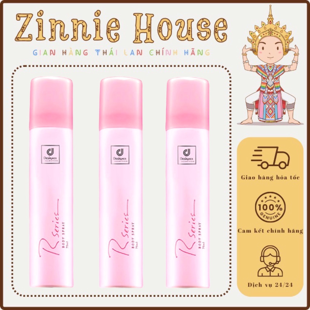[hàng chính hãng] Xịt thơm Designer collection rseries body spray