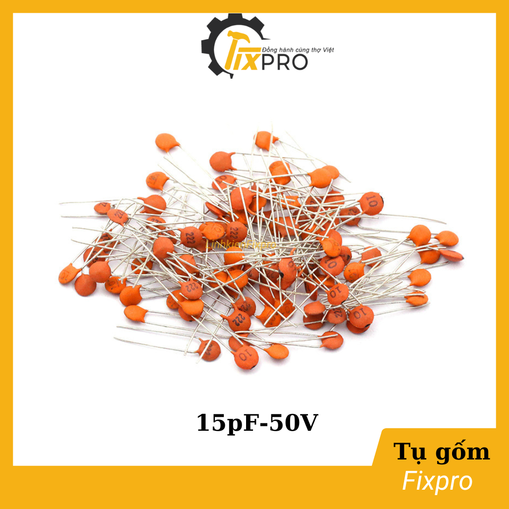 Tụ gốm 15PF 15P 50V (túi 10c)