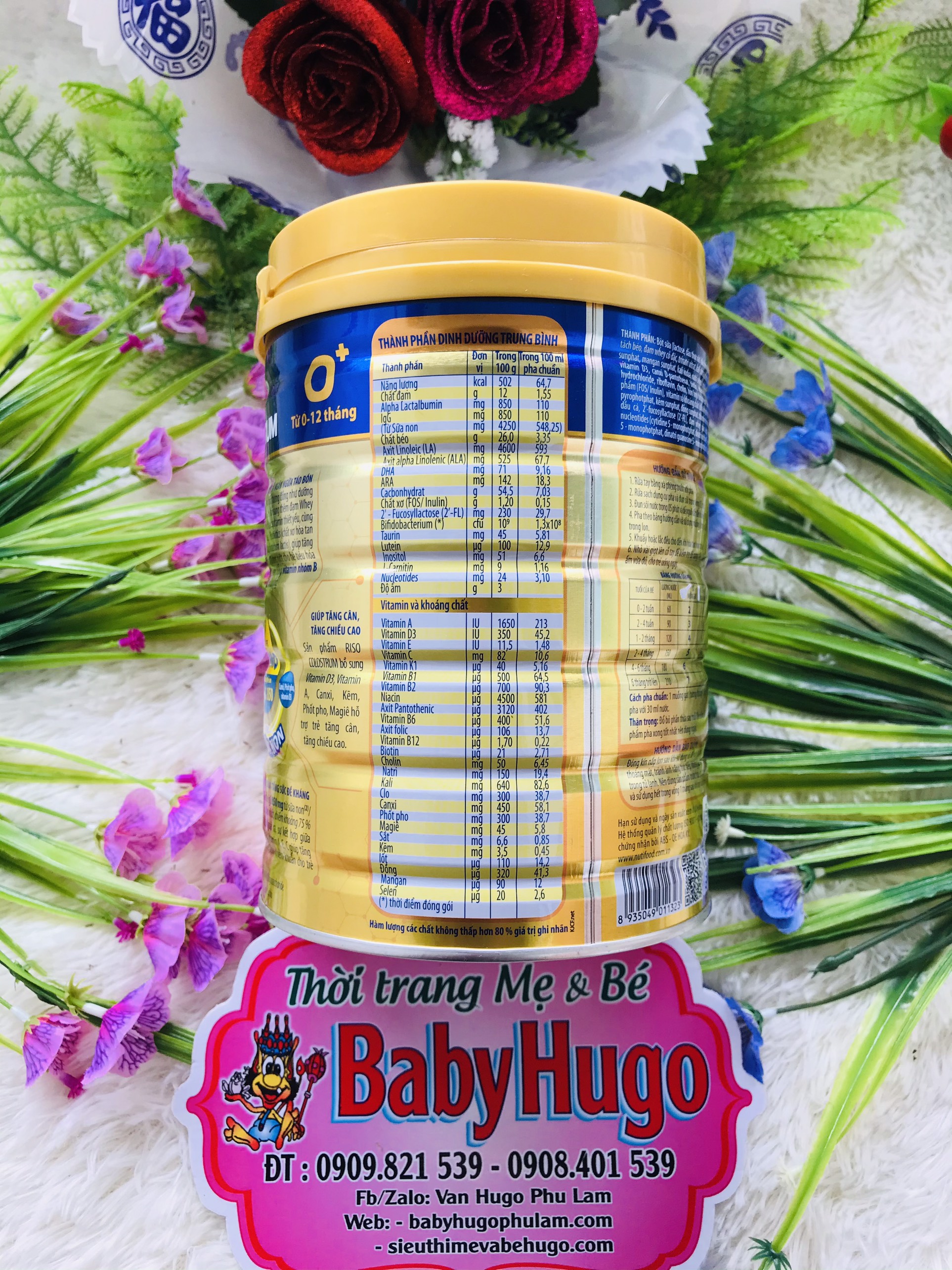 Sữa Bột Riso Colostrum 0+ lon 800g