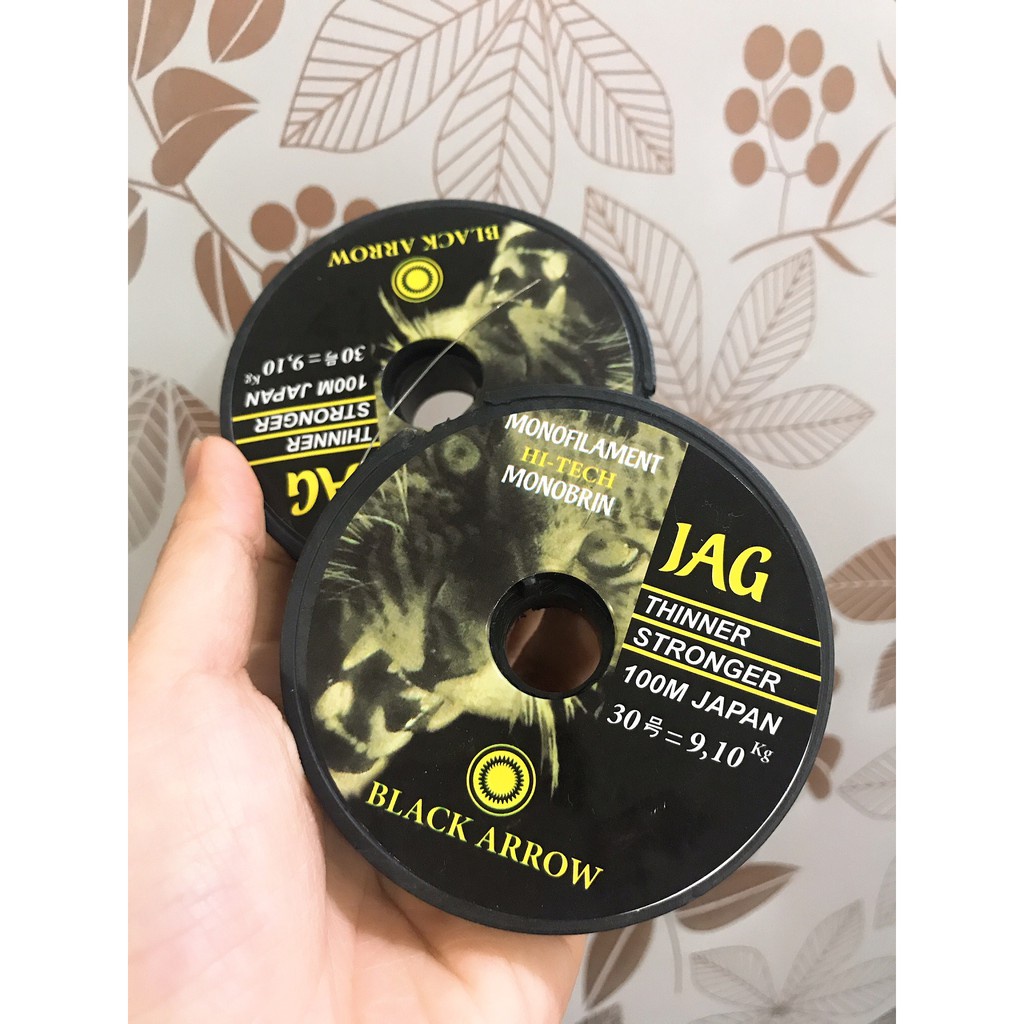 Dây cước không co dãn Black Arrow 100m