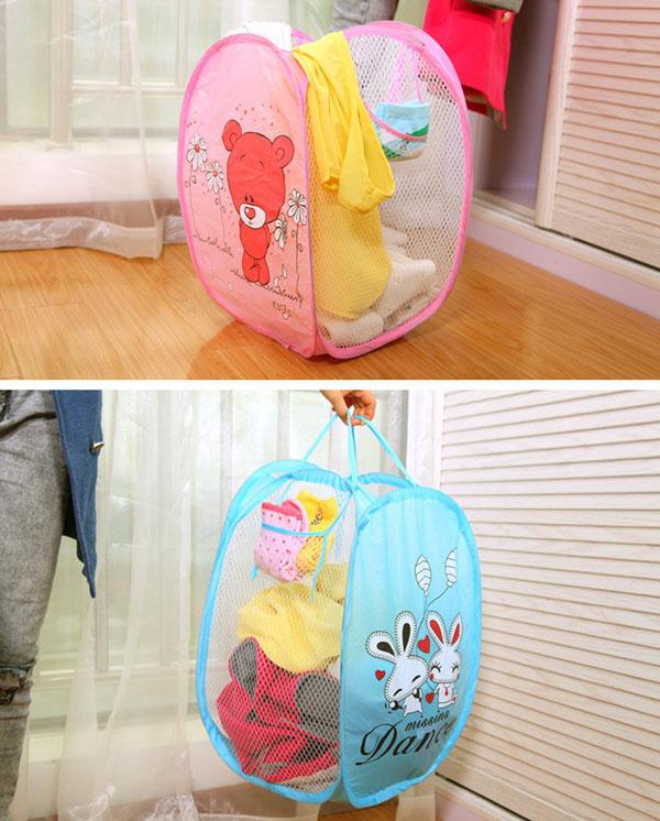 Giỏ đựng đồ bằng lưới có thể gấp gọn