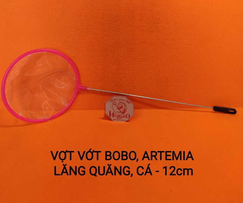 Vợt 12cm vớt bobo, artemia, lăng quăng , cá cảnh - Phụ kiện cá cảnh | Hingaostore.
