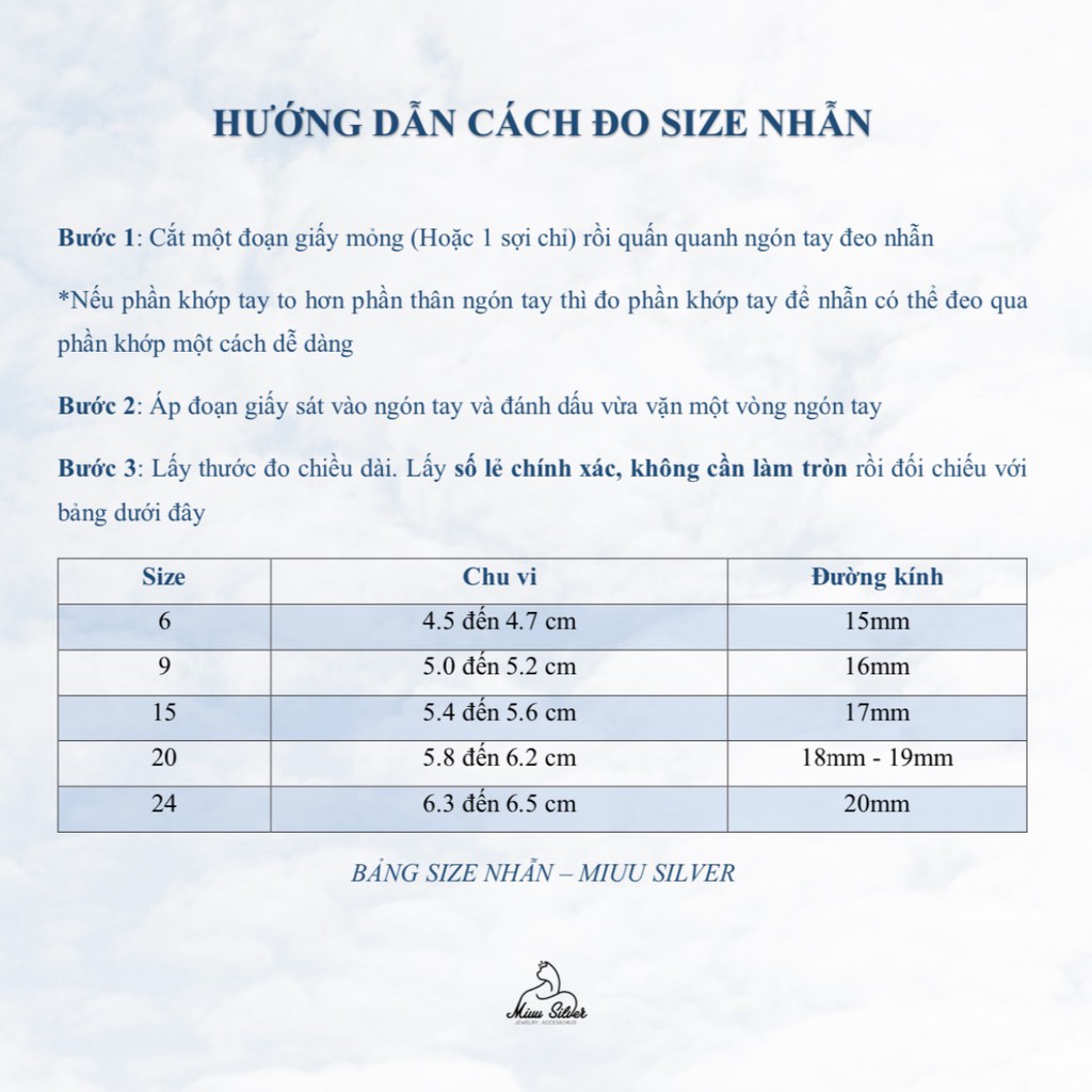 Nhẫn bạc nữ 925 Miuu Silver xoắn đơn giản, thời trang