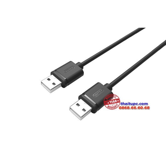 CÁP USB LINK 2.0 - 1.5M UNITEK (Y-C 442GBK)