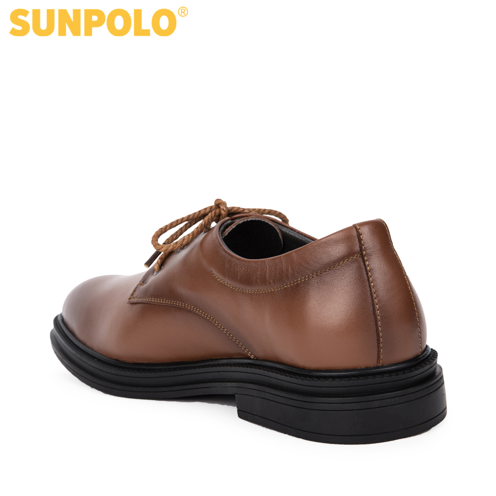 Giày Nam Da Thật Công Sở SUNPOLO SPH296 (Đen, Nâu)