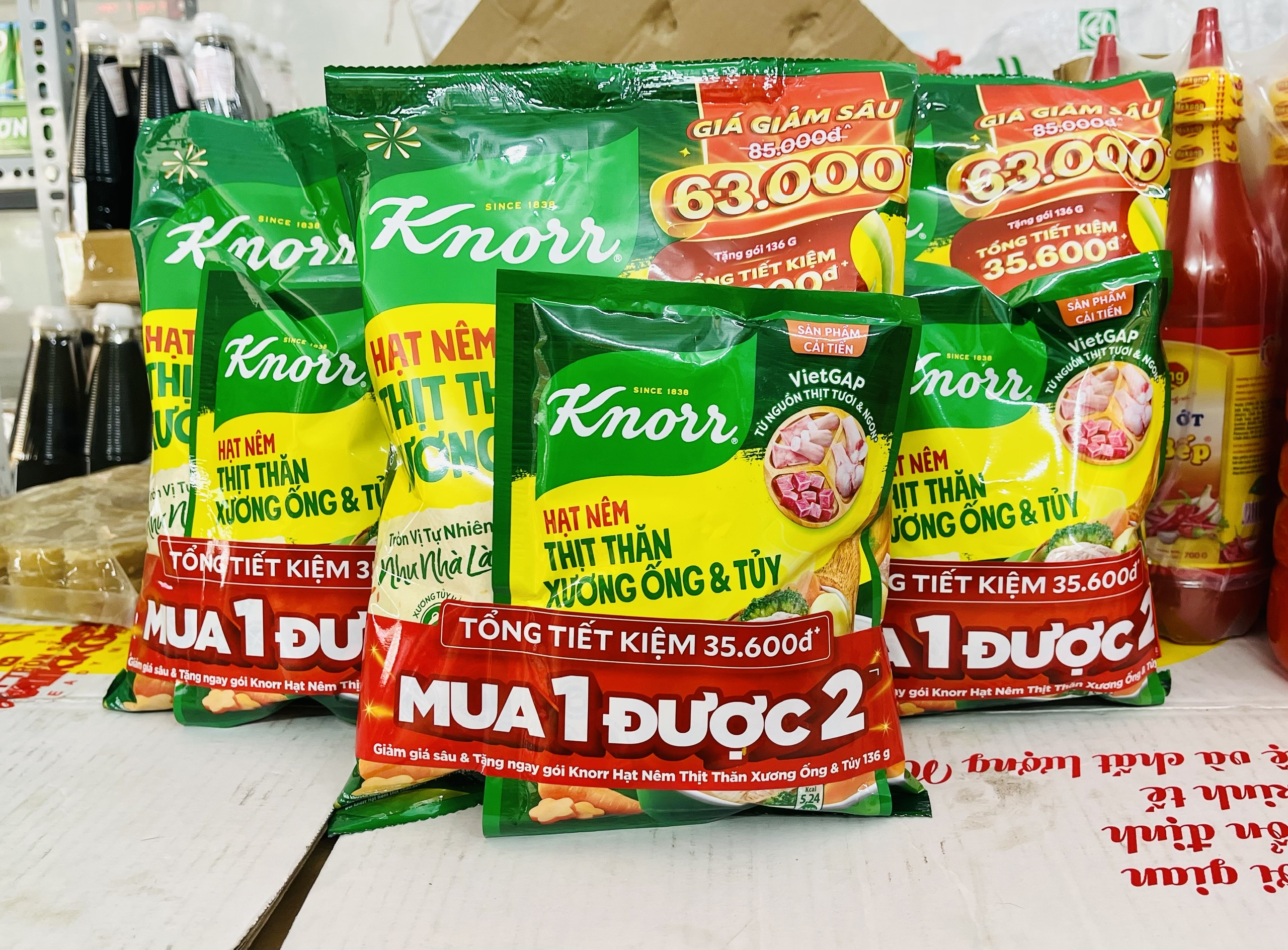 (Type 400g Gets a Free Package of 65g, Type 900g Gets a Free Package of 136g) Knorr Seasoning Powder Package (170G-400G-900G)