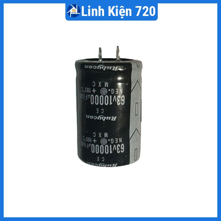 Tụ hóa 63V, tụ điện phân cực 1000uF