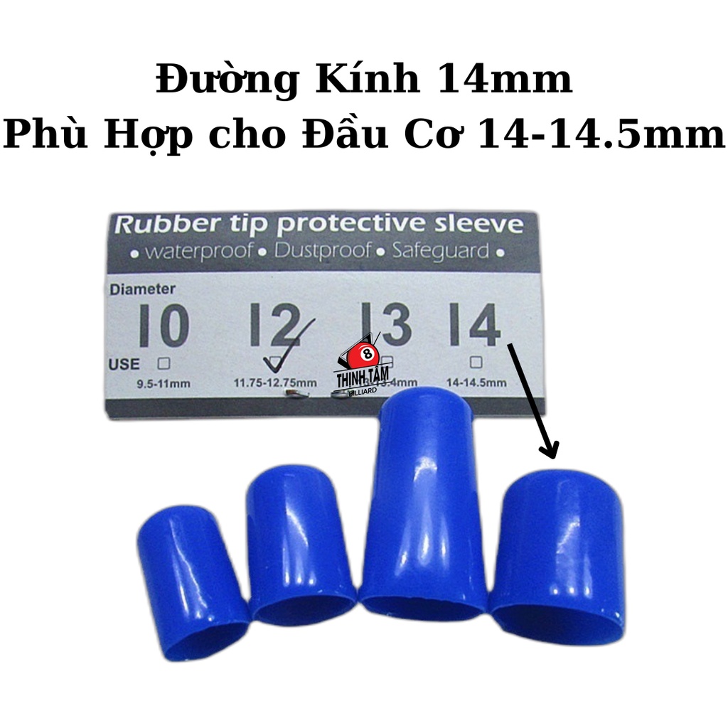 [THỊNH TÂM] Chụp Bảo Vệ Đầu Cơ Bida, Chụp Cao Su, Silicon Cao Cấp [ Su Chụp Đầu Cơ ]