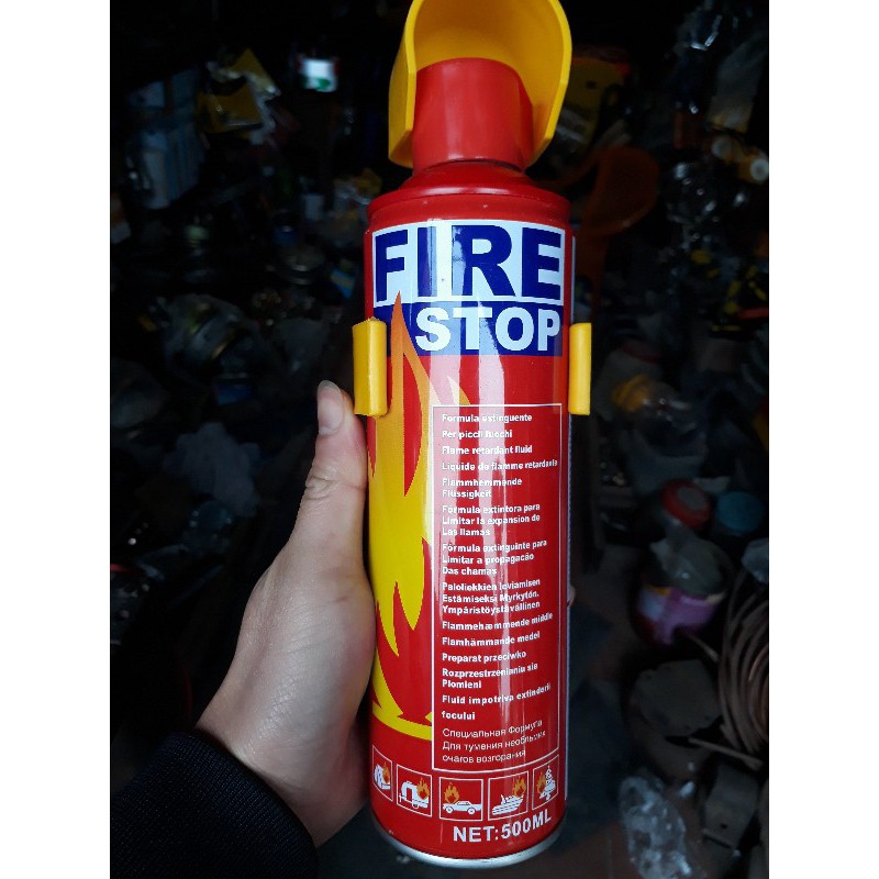 Bình cứu hỏa bình chữa cháy mini Fire Stop 500ml