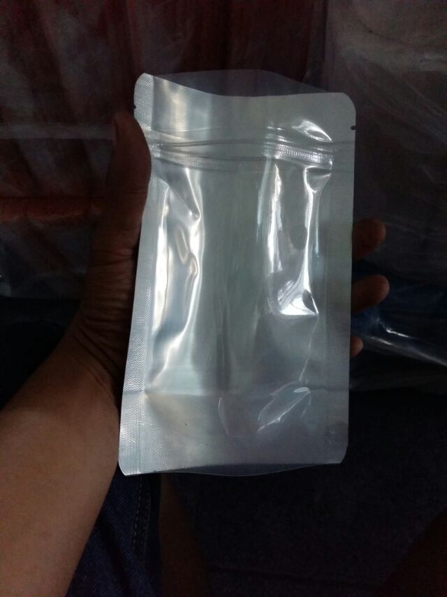 1KG Túi zip bạc đáy đứng zipper bạc