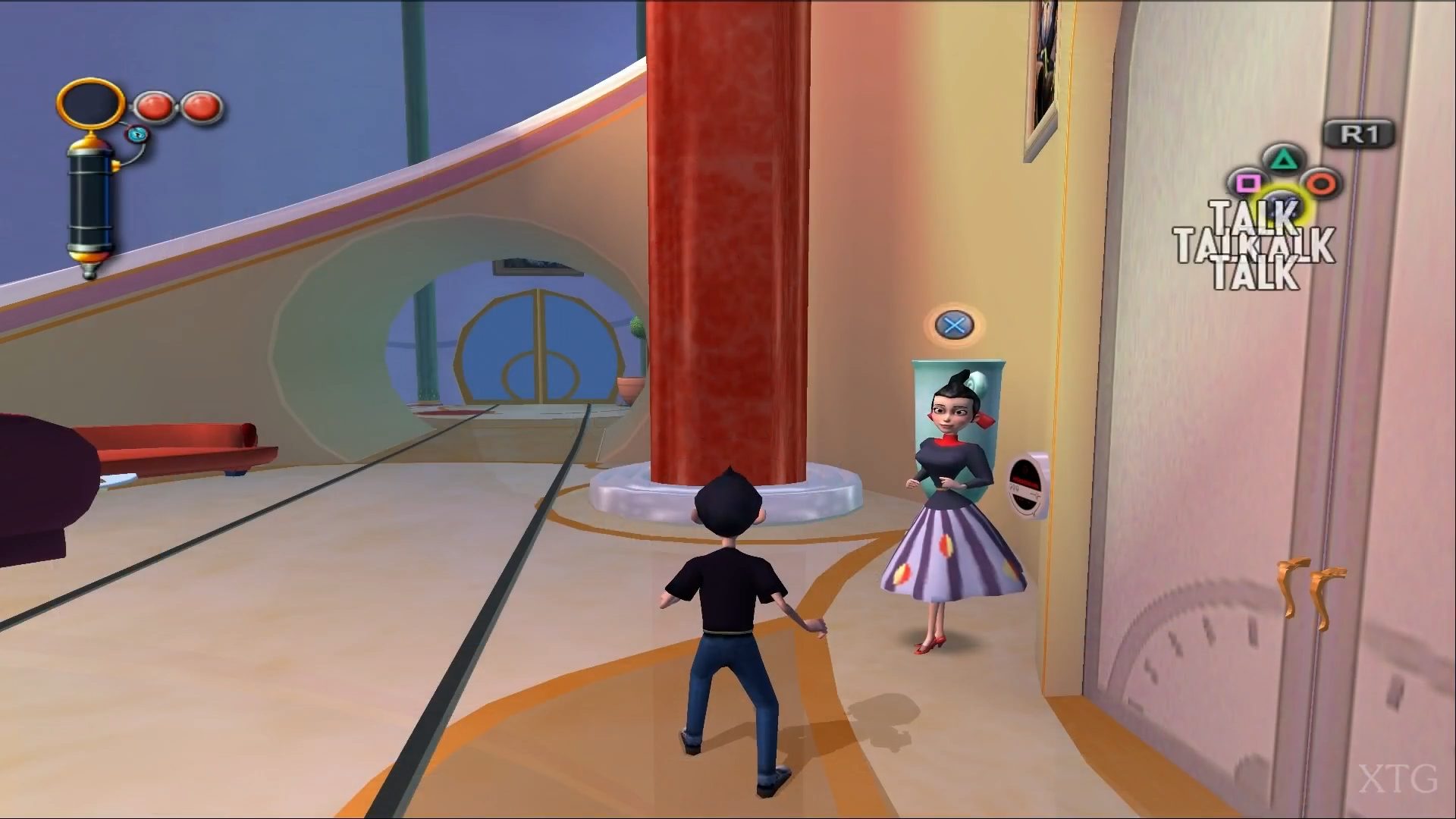 game ps2 meet the robinson ( game hoạt hình đi cảnh )