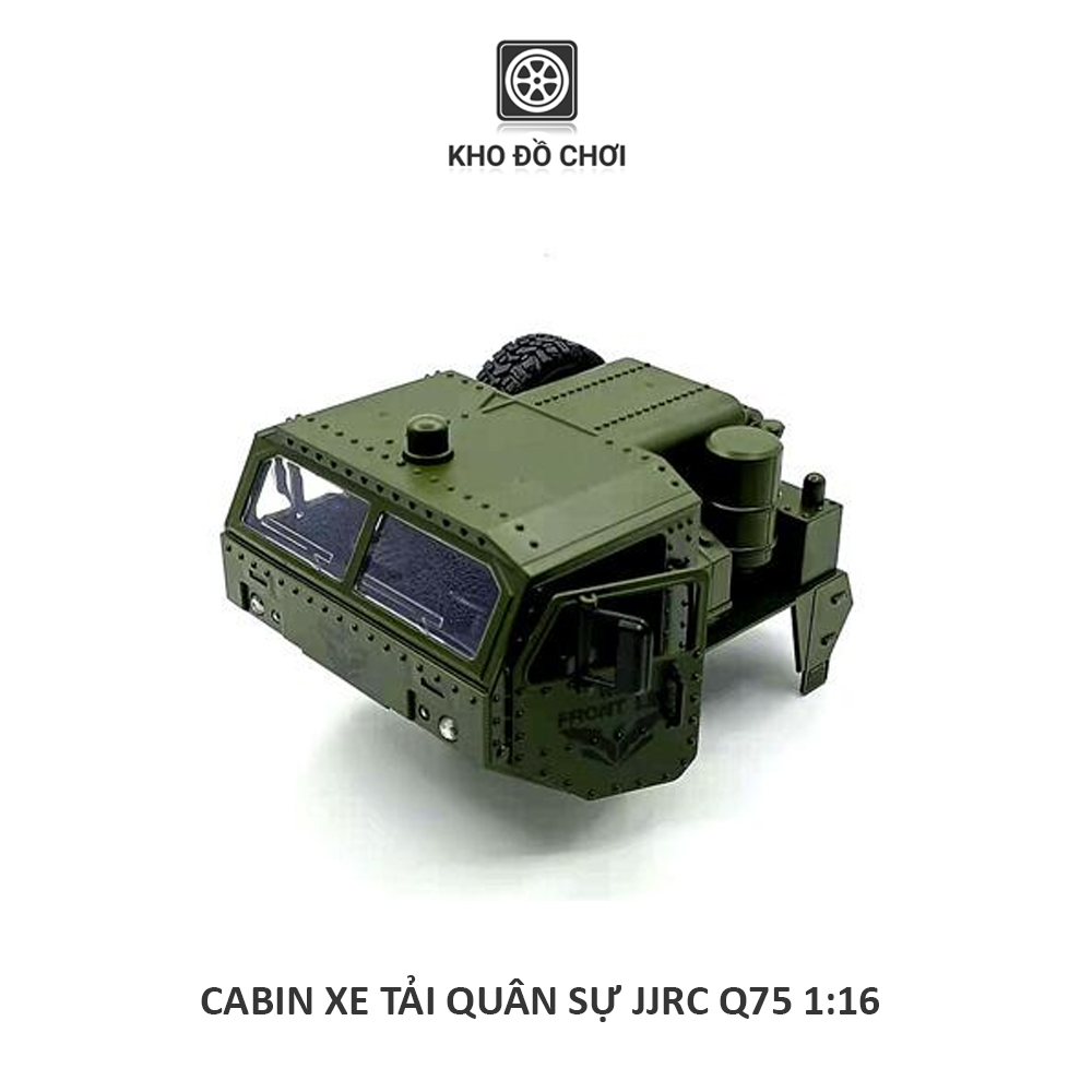 Cabin xe tải JJRC Q75 HEMTT 6x6 1:16
