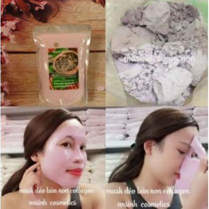 500gr Mặt Nạ Thạch Collagen Bùn Non handmade