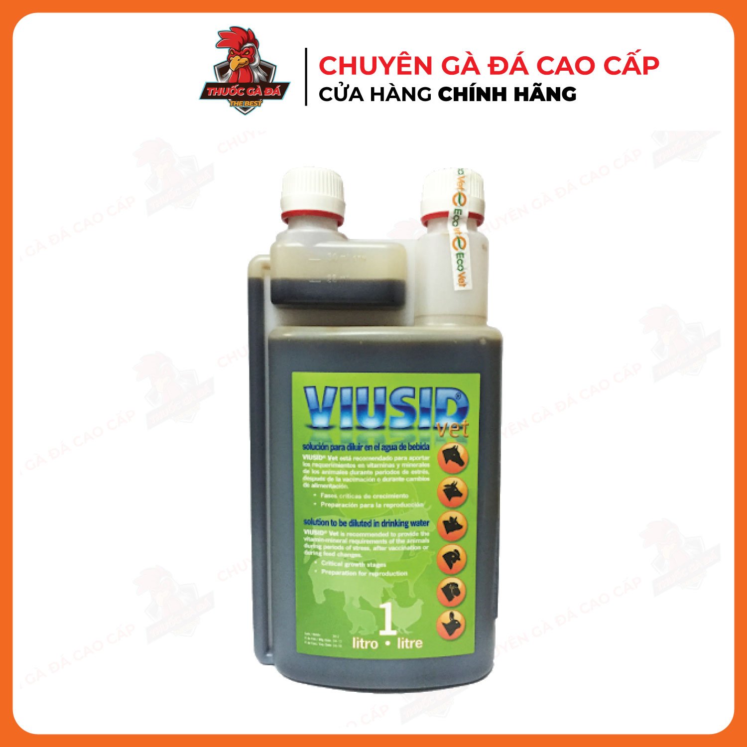 KHÁNG VIRUS (hàng chuẩn trang trại) VIUSID cho gà đá CHAI 1 LÍT