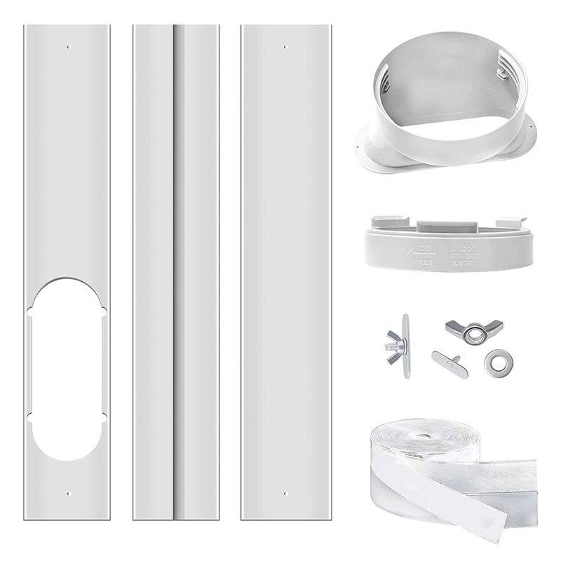 Window Seal Plates Kit for Portable Air Conditioner, Portable AC Window Vent Kit, Universal for Exhaust Hose of 5.9 Inch