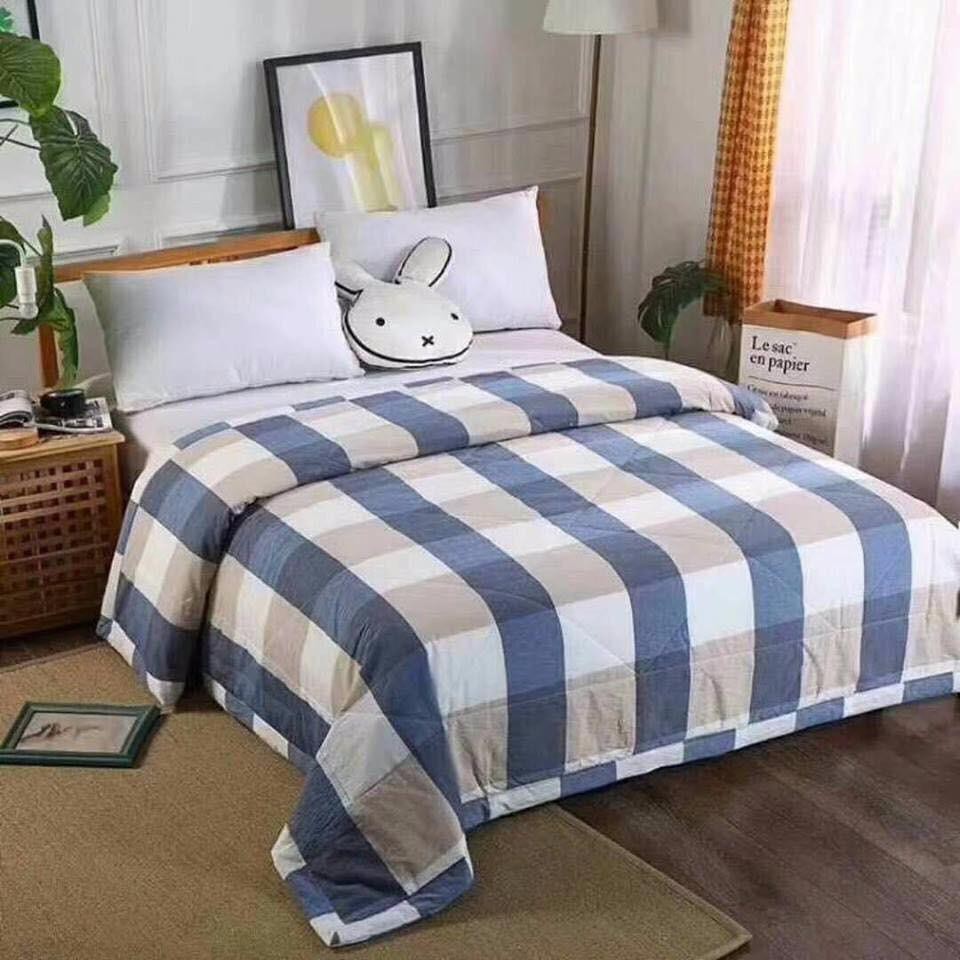 [HCM]CÓ ẢNH THÂT PHẦN MIÊU TẢ [SIÊU GIẢM GIÁ] Chăn hè trần bông 1.6x2m cotton cao cấp - chăn mền - mềm tuyết - chăn hè cotton