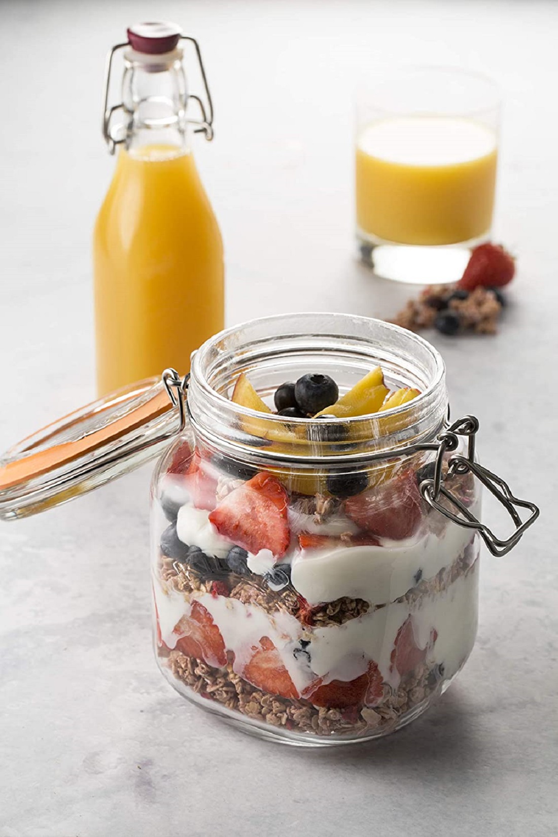 HŨ THỦY TINH VUÔNG KILNER 1 LÍT