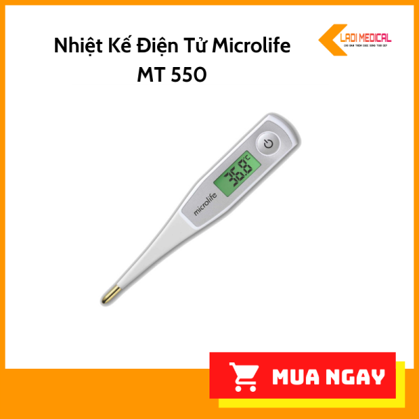 Nhiệt Kế Điện Tử Dạng Bút Microlife MT550 đo nhanh 10 giây bảo hành trọn đời