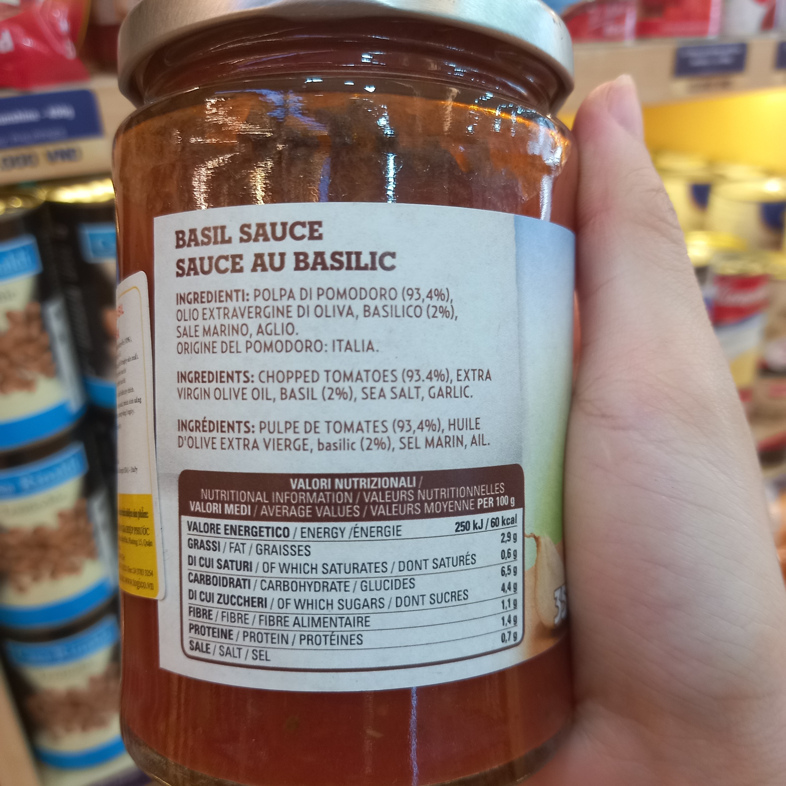 Sốt Basil/Basilico Annalisa 350g