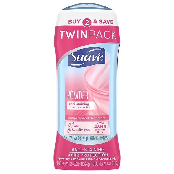 Sáp lăn khử mùi suave powder 48h - 74g