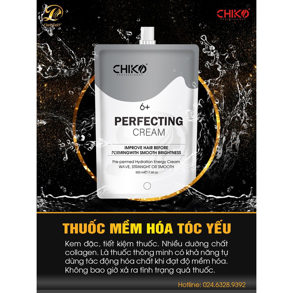 (CHÍNH HÃNG) Thuốc uốn tóc collagen thông minh CHIKO