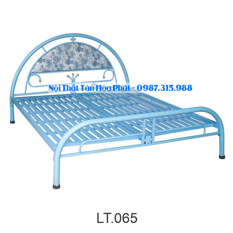 Giường sắt ngang 1m2 dài 2m  Tân Hòa Phát