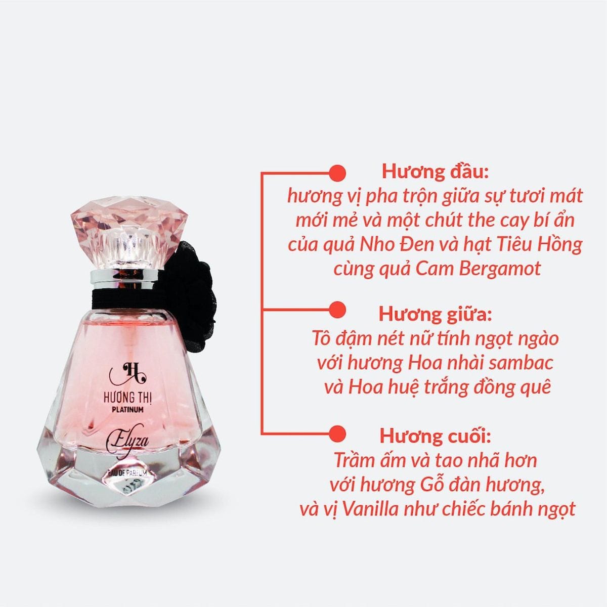 Nước Hoa Nữ Cao Cấp Elyza 30ml - Hương Thị