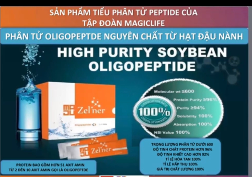 Zelner Tiểu phân tử Peptide MAGIC LIFE - Dinh dưỡng cho tế bào
