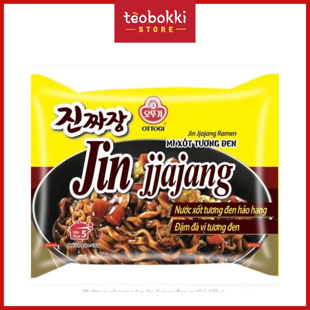 Mì Xốt Tương Đen Ottogi 75g, 135g