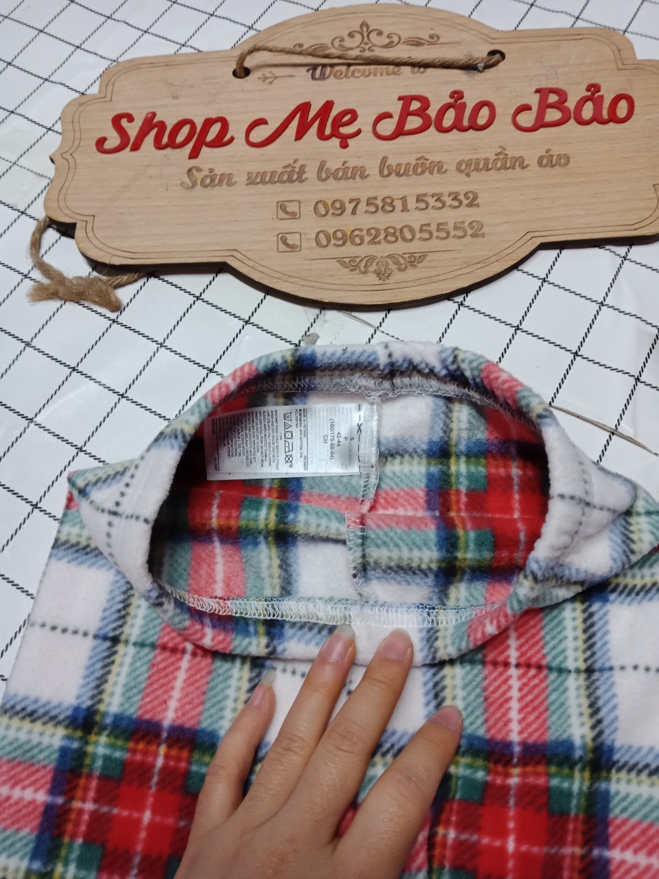 Set 3 quần legging dạ kẻ trẻ em dư xịn