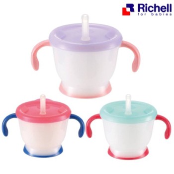 Cốc tập uống 3 giai đoạn Richell 150ml (Nhiều màu)