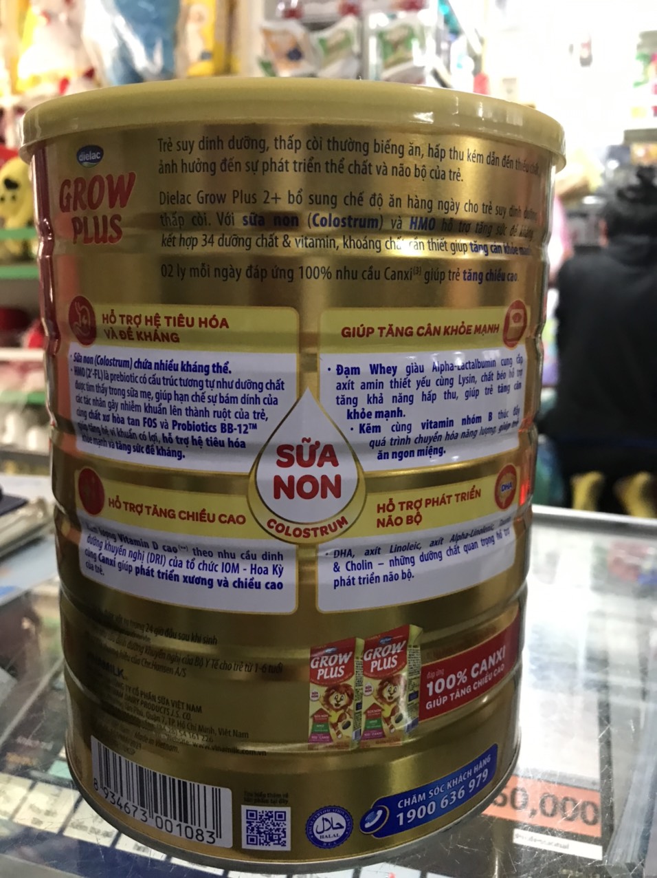 Sữa Dielac Grow Plus 2+ 1.5kg (2-10 Tuổi)