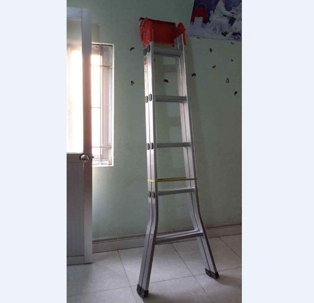 Thang nhôm chữ A loại thường 2m