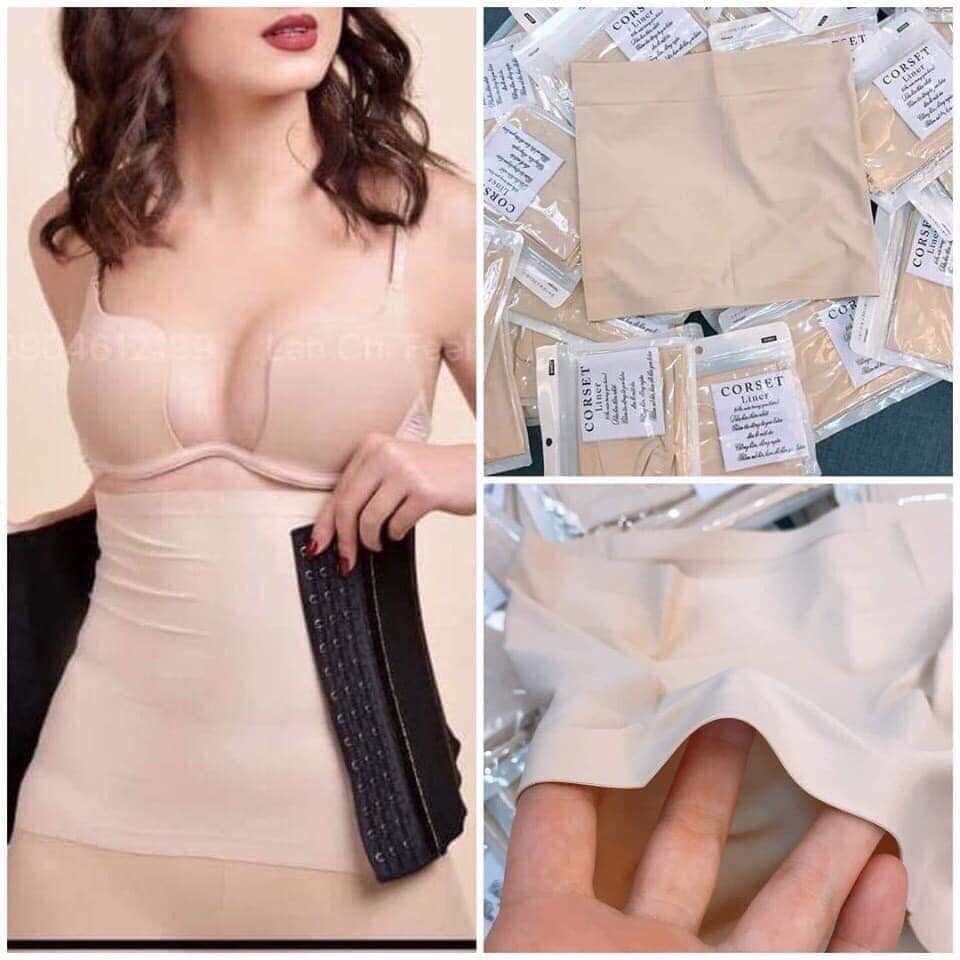 áo lót mặc trong latex corset linner