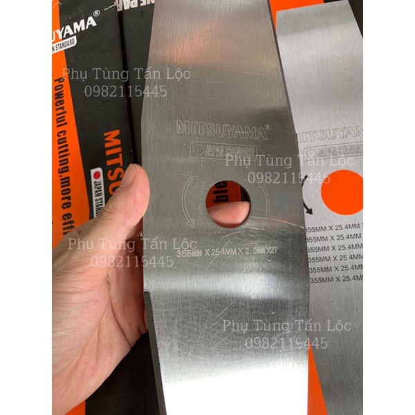 Dao Cắt Cỏ Mitsuyama dày 2.0li 355mm hàng đẹp